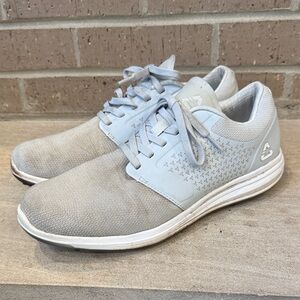 Cuater mens 9 light gray mesh Travis Mathew hybrid golf sneaker shoes